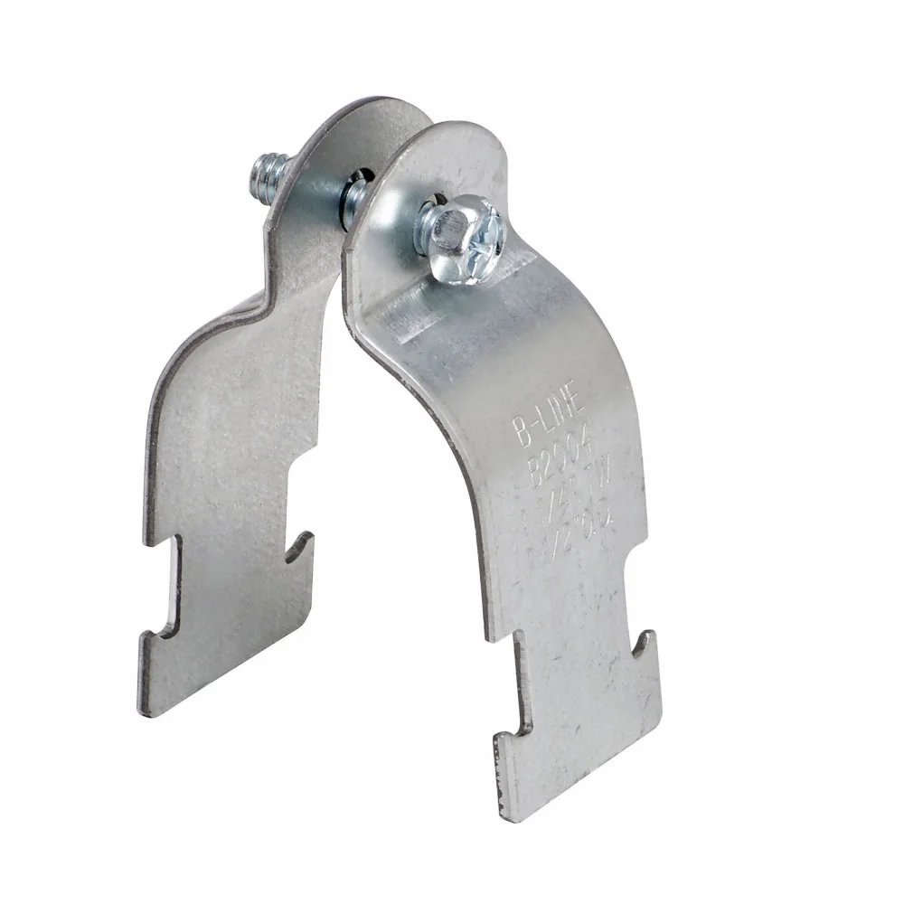 High Quality Galvanized Pipe Clamp Universal One Piece Strut Clamp Buy Refrigeration Pipe