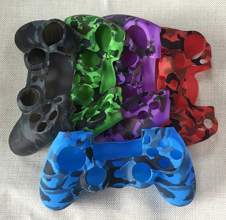 Free shipping Silicone Skin Cover Case For PS4 controller