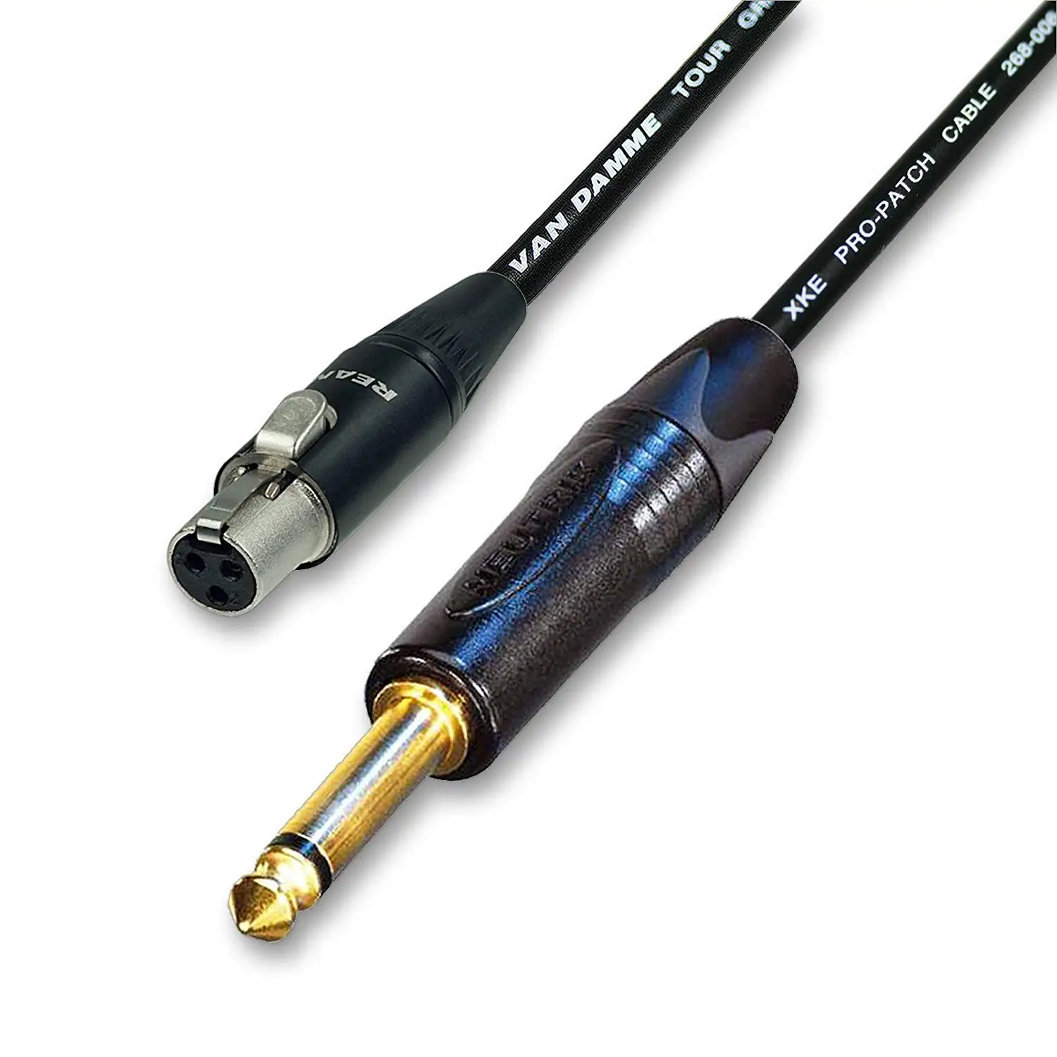 Get Quotations · Designacable 0.75m Custom Length Rean Female Tiny XLR to 1/ 4 inch Jack Wireless