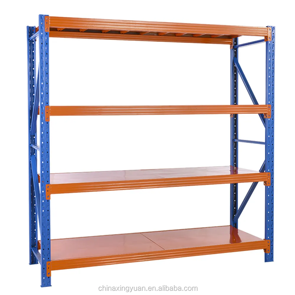 Heavy Duty Metal Cheap Goods Storage Shelving Racks Unit - Buy Cheap ...