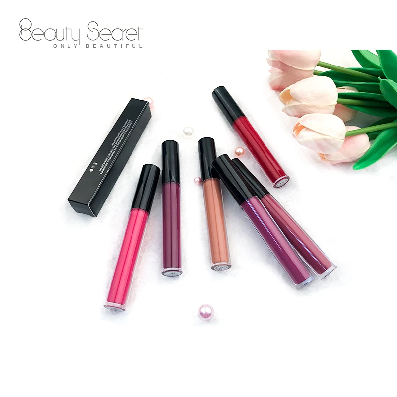 

Soft Matte Velvet Lipstick waterproof Glossy Long-lasting vegan lipstick private label, 14 colors optional