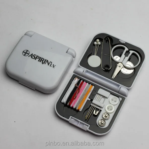 

Custom Emergency Set Plastic Hotel Mini Travel Sewing Kit