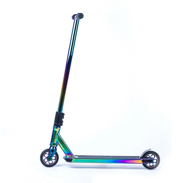 

Pro Aluminum Performance Freestyle Stunt pro Scooter Rainbow Neo chrome stunt scooter, Optional