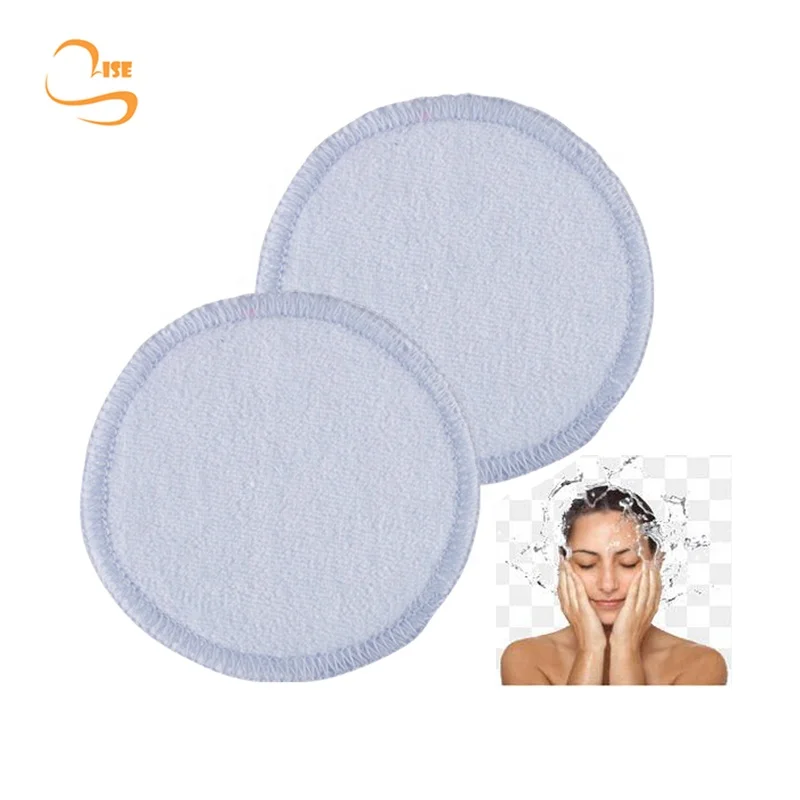 

Reusable Soft Facial Wipes Face Clean Bamboo Makeup Remover Pads Skin Care Wash Cloth Pads