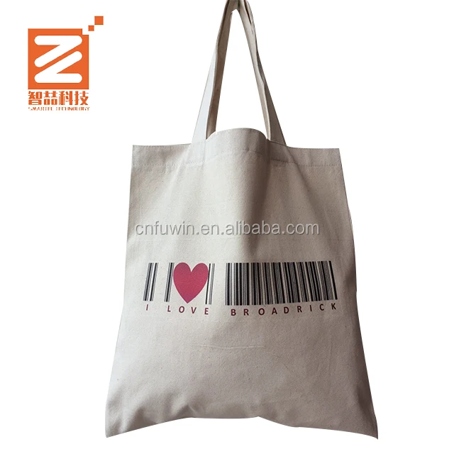 Promotional Blank Natural Cotton Tote Bags Canvas Cotton Shopper Cheap