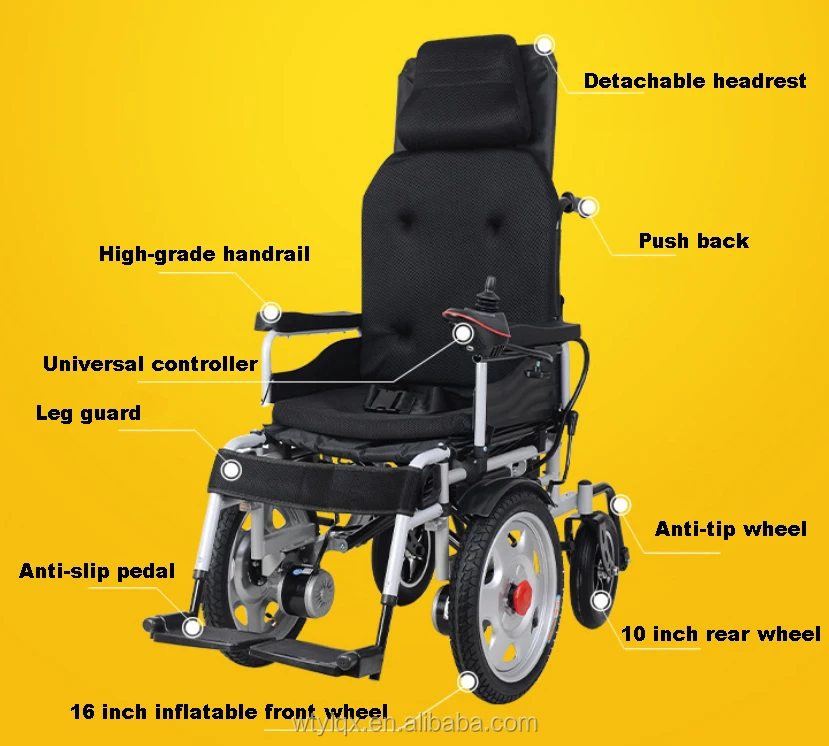 Most Wonderful Reclining Electric Wheelchair With Power Motor Buy