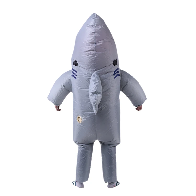 Children Carnival Mascot Animal Inflatable Shark Toothless Costume 