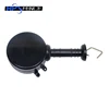 Electric farm fence tape roller gate handle for wooden post