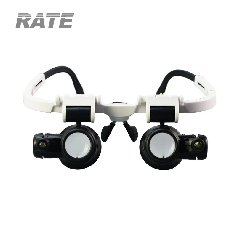 No9892h 1 8x 23x Repaired Eyewear Magnifierheadset Led Magnifying Glass Buy Wholesale No 