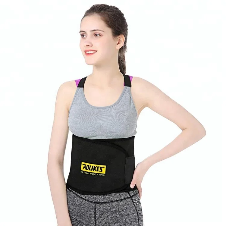 

Comfortable adjustable waist sweat belt, Black