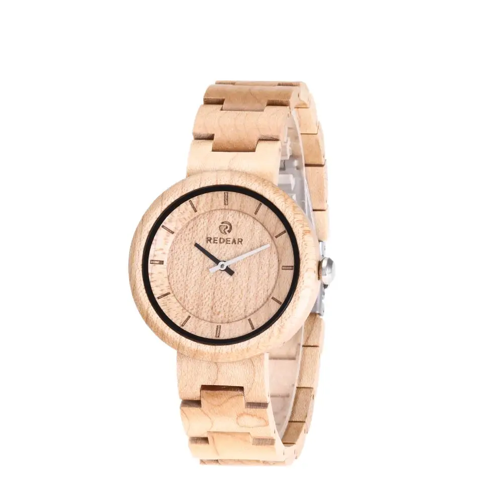 

2019 free shipping all maple wood watch, Natural maple