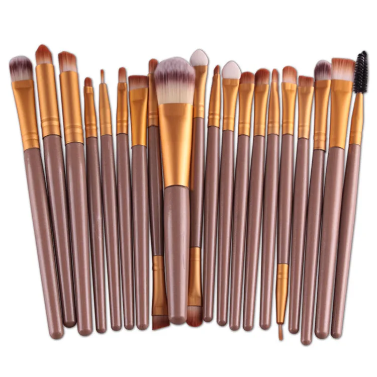 

2018 Cheap Price Multi-Function Professional 20pcs Makeup Brush Set, White;black;pink;purple;gray;green