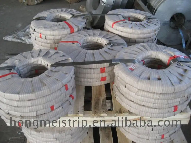 high tensile Iron packing Steel Strip blue tempered steel strapping