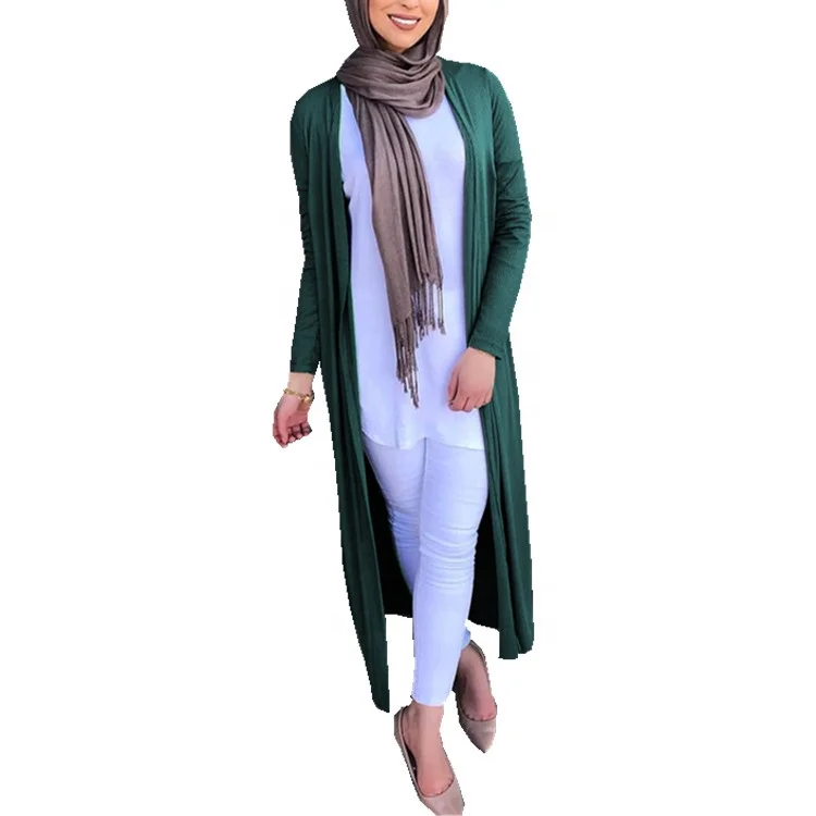 

2019 new stylish best quality turkey abaya designs Muslim open abaya, Green,gray,brown,black,beige