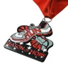 Promotional cheap fashion custom sport medal with ribbon