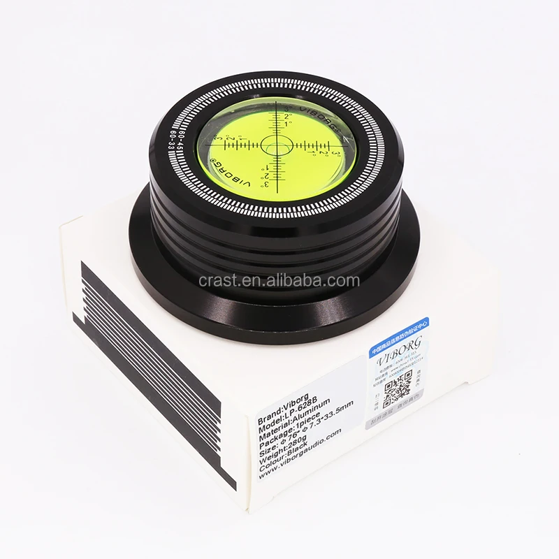 Viborg Lp628b 60hz Black 280g Record Weight Lp Disc Stabilizer