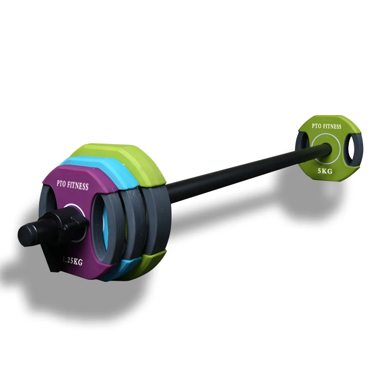 Tpu Coated Regular Barbell Plates With Three Handle Holes Buy Barbell