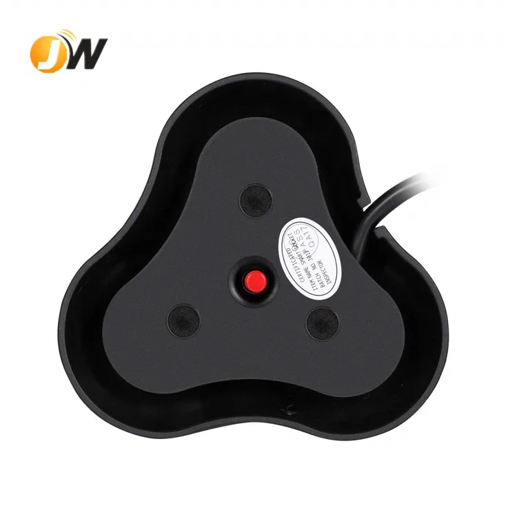 
JW701 Vertical Power Strip Tower Extension Cord - 4 Outlet 4 USB Charging Port, Clover Design 