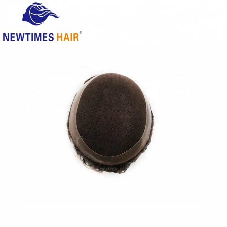 

French Lace Sexy Natural Wave Hair Toupee Indian Replacement Human Hair System For Men, N/a