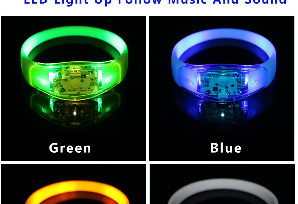 Cheap Price Sound Activated LED Wristband - Light up Bracelet