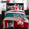 Flower pattern winter warm 100% cotton 3d screen print bed sheets