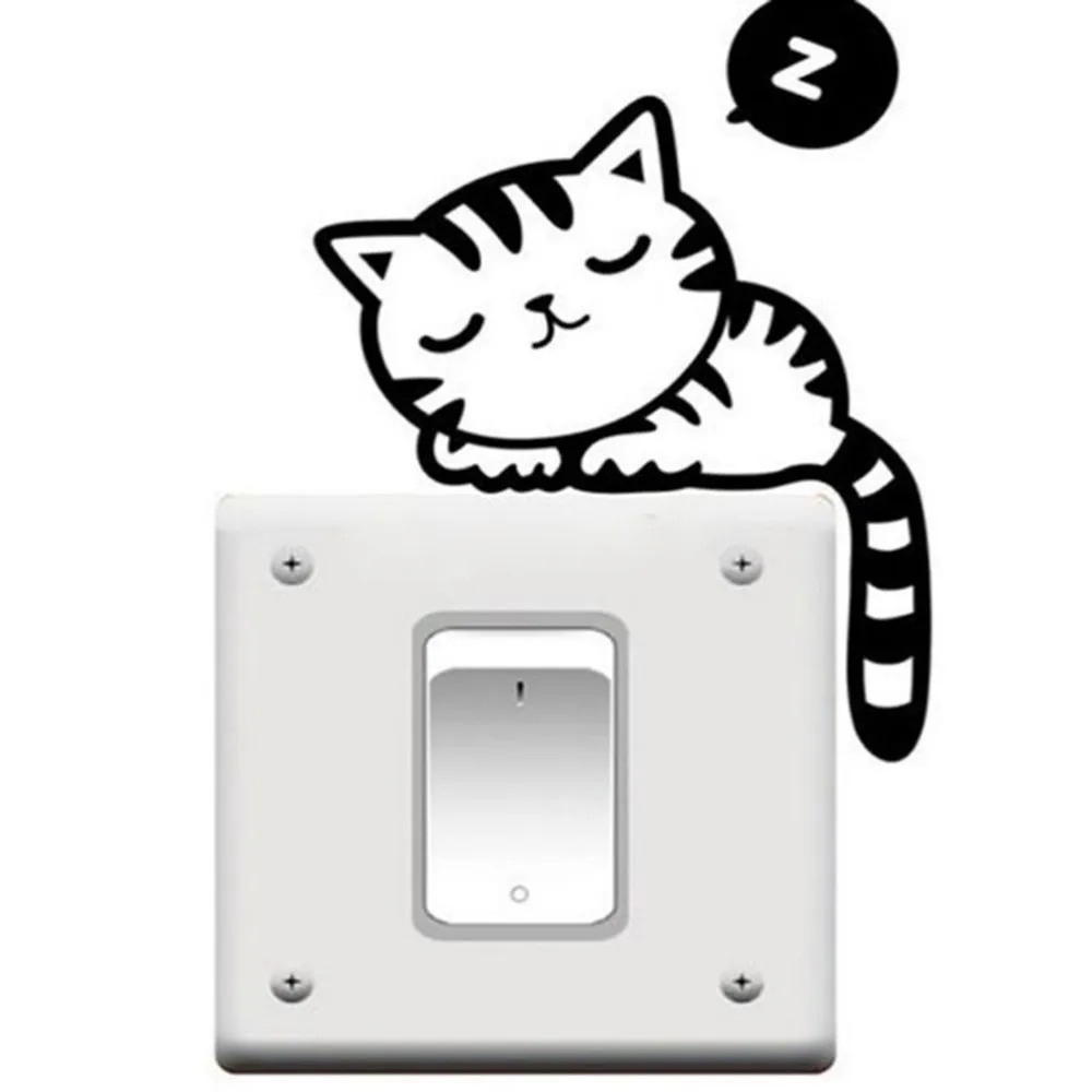 Interruptor de luz divertida mascota de Wall Decal pegatinas de vinilo 