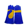 working safety gloves cowhide leather welder work gloves