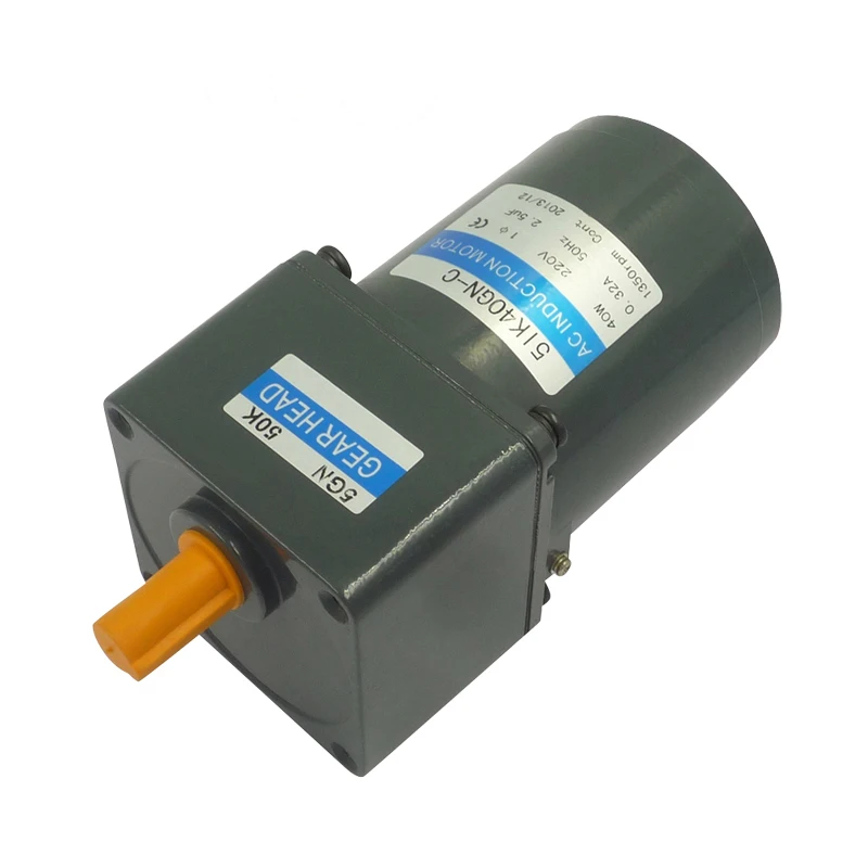 110 volt 220 volt ac electric ac gear motor 40W with 90mm gearbox