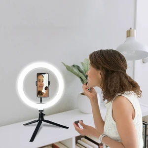 Desktop Ring Light Make Up Video