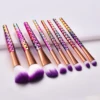 Beauty Cosmetic Tools Fan Powder Brush Diamond Eye Shadow Blush Brusher Make Up Sets