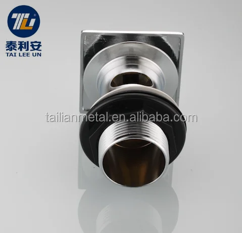 
Brass basin sink plug square pop up basth waste 