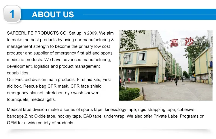 Sterile Emergency Bandage Trauma Dressing with Pressure Applicator 10cm*450cm Size and 3 Years Shelf Life