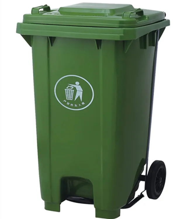 Taizhou 360l Plastic Kitchen Waste Bins With Two Wheels,Outdoor Trash ...