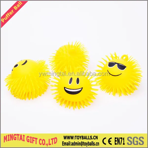 スマイリーフェイスtrp素材点滅フグボールおもちゃ Buy フワフワフグボール スパイキーフグボール 動物フグボール Product On Alibaba Com