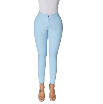 

2019 New arrival Wholesale Denim Destroyed Skinny Jeans for Women, N/a