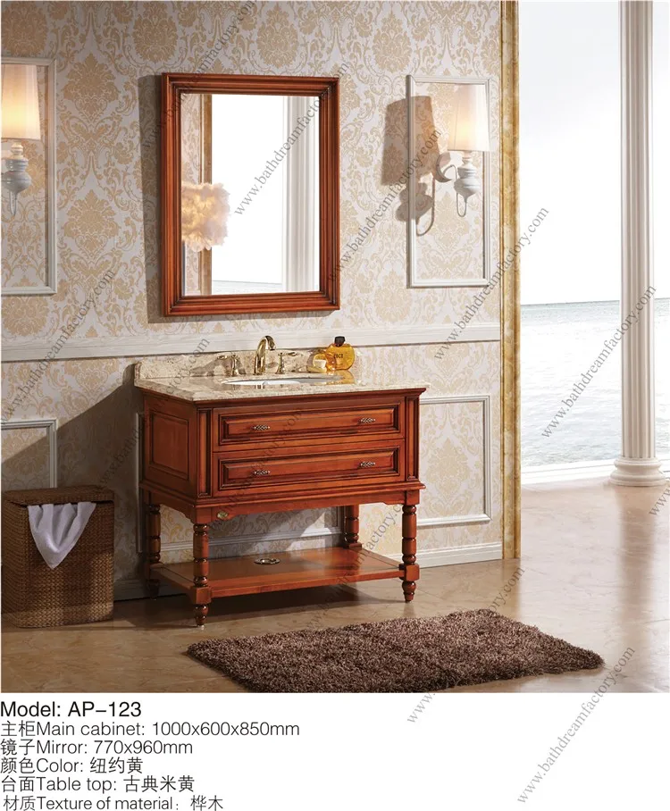 Antique Pine Wood Reproduction Bathroom Cabinets And Vanities