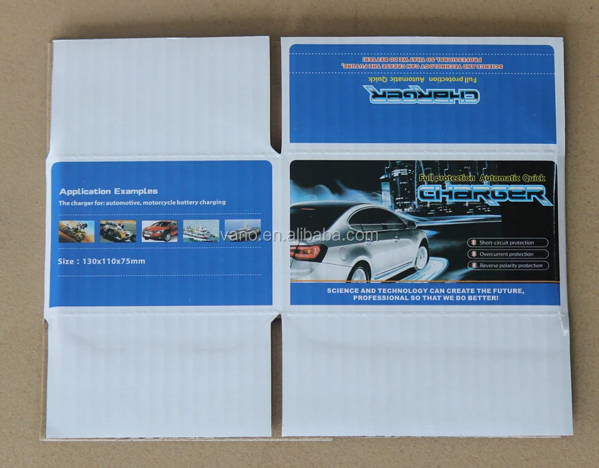 High performance 6v 12v motorcycle charger quick battery charger