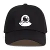 New astronaut Spaceman Explorer embroidery logo fitted hat 6 panel 3d embroidery snapback hat