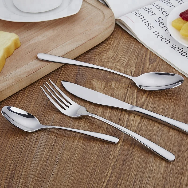 Gold Plated Wholesale Stainless Steel Used Restaurant Bulk Custom Flatware Set Buy Custom