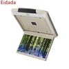 Eidada 11.6 12.5 15.6 17.3 inch 1080P Touch Button LED IPS Screen Car Ceiling Flip Down Monitor with USB TF