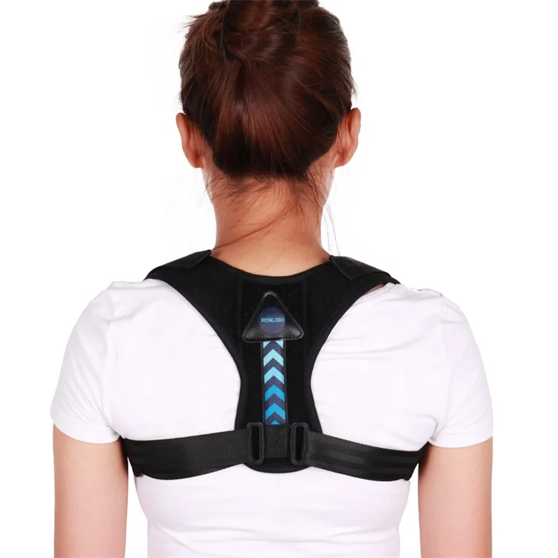 

Custom Logo Adjustable Neoprene Health Medical Bad Back Posture Corrector Belt, Black/blue/pink/green,custom colors