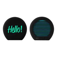 

2019 New Design Portable Customizable Wireless Bluetooth Speaker With Led Light up Logo