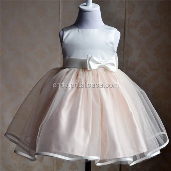 peach color dress for baby girl