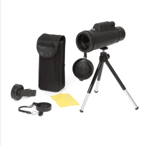 18x42 Zoom Optical HD Lens Monocular Telescope  Tripod  Clip For Universal Phone