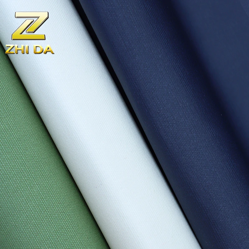 
Water resistant100% cotton woven pvc coated canvas fabric by the yard for outdoor bag 