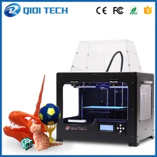 2016 Newest High Quality QIDI TECH Dual extruder 3D Printer with upgraded 7.8 version motherboard W/2 free ABS PLA filaments