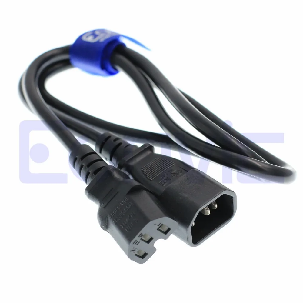 Iec 320 Power Extension Cable C13 C14 For Pdu Ups 1m Buy Iec