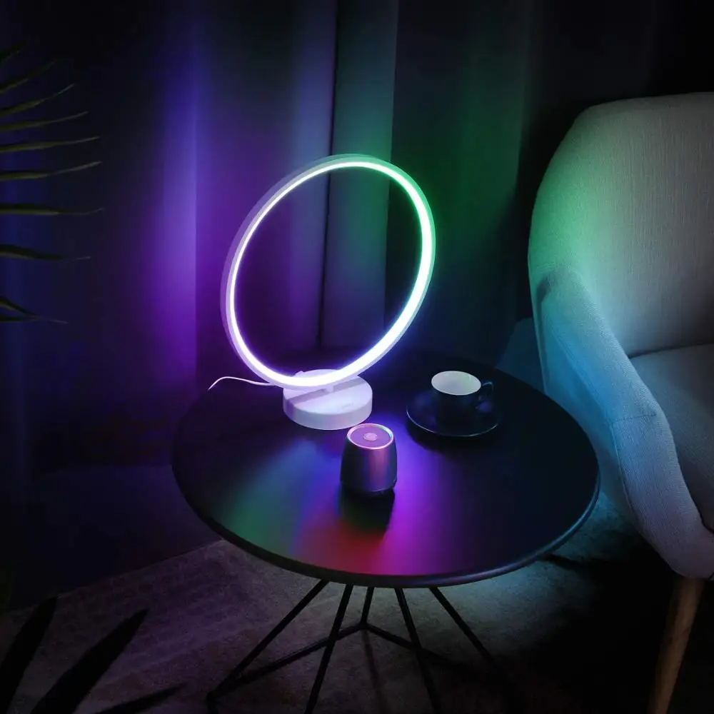 
Modern design 4 lighting speed colorful table lamp 