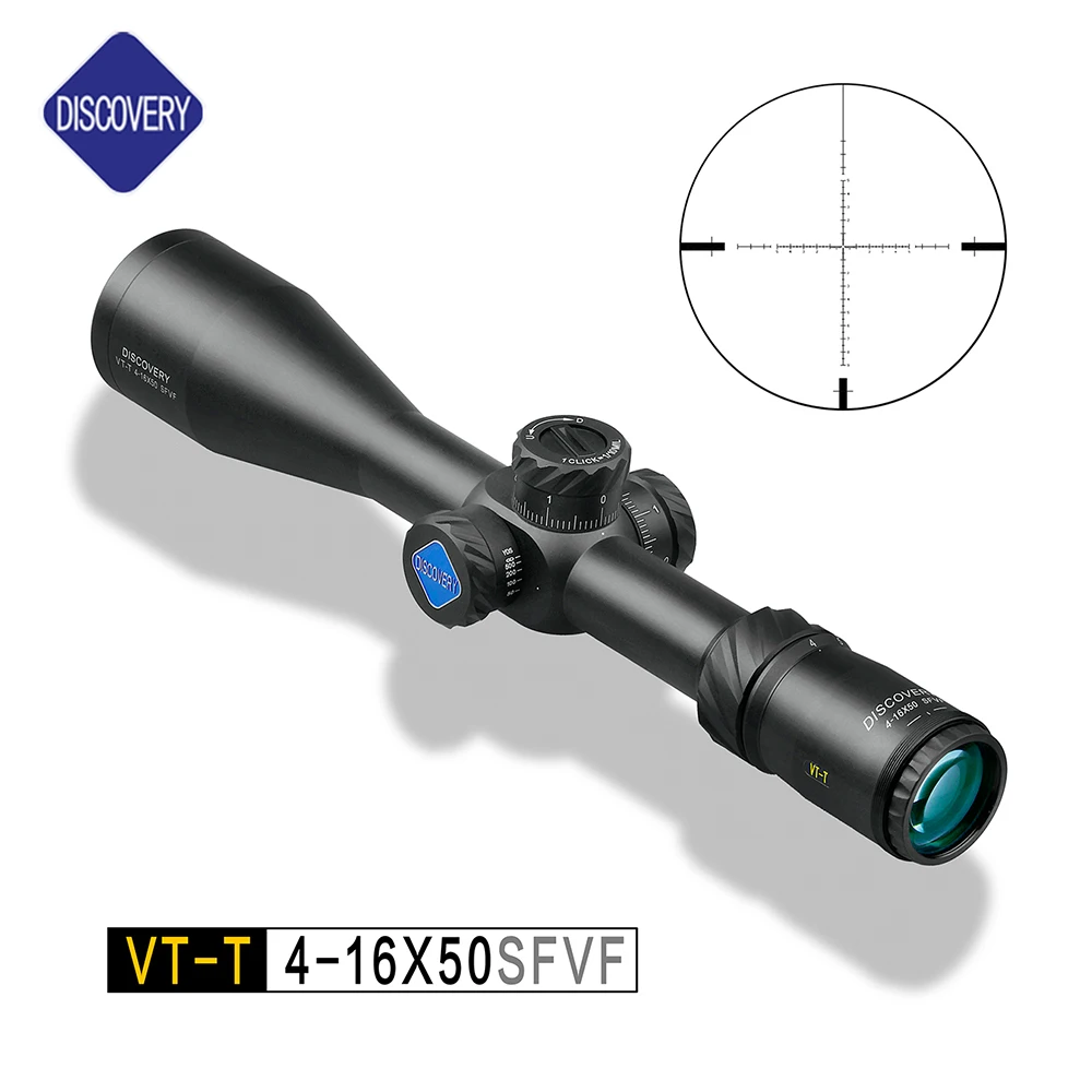 

Discovery Optics Shooting Scope VT-T 4-16X50SFVF With Phone Adaptor 30mm Tube Dia