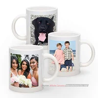 

Wholesale Personalized 11oz 20oz big plain White Ceramic coffee Mug with custom logo full wrap printing sublimation mug